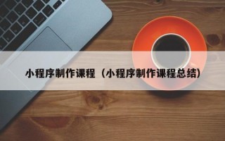 桂阳小程序制作课程（小程序制作课程总结）
